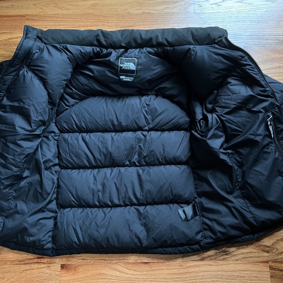 The North Face Nuptse down feathers 700 black puffer jacket Retro 96 women’s XS - Picture 3 of 6